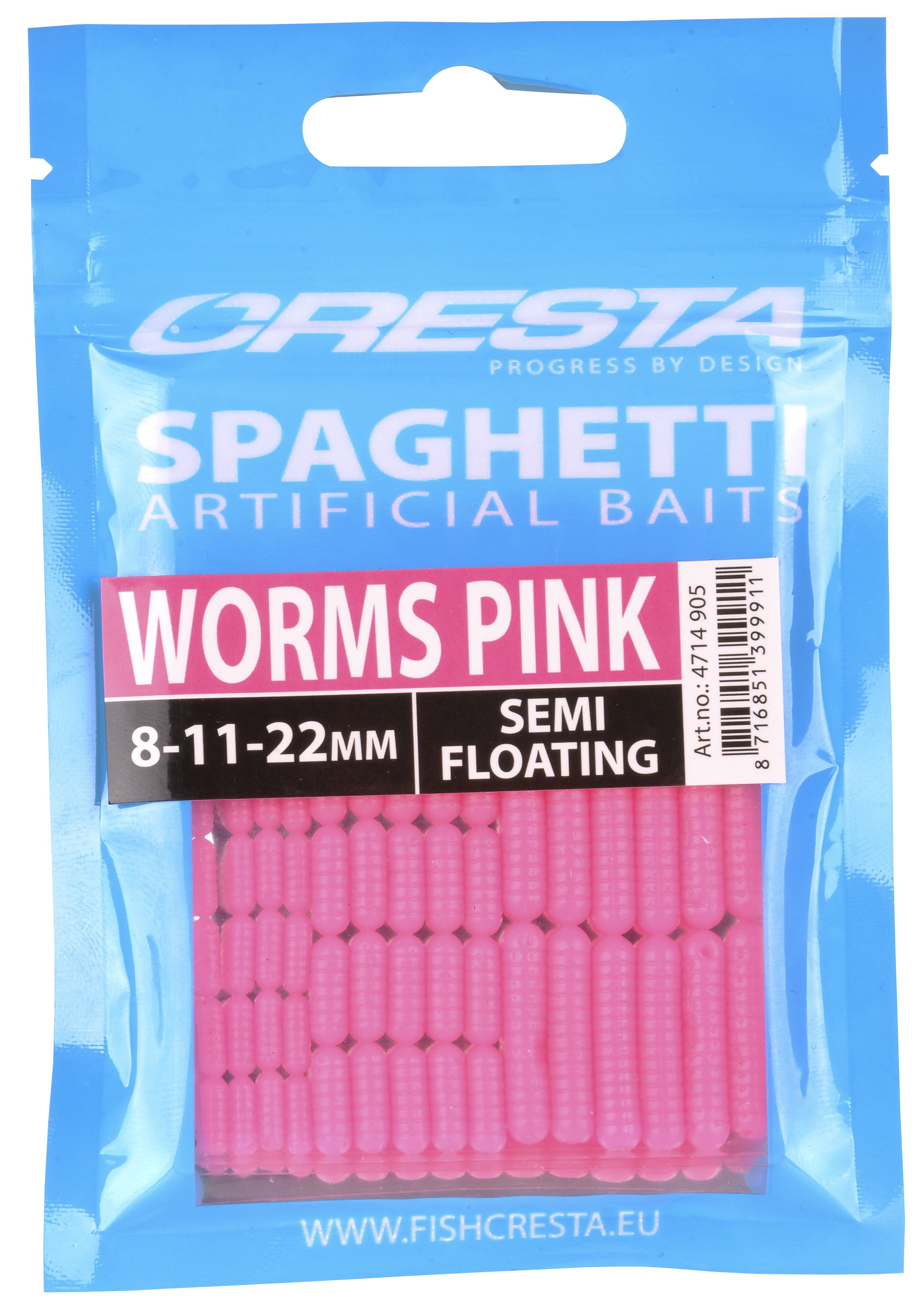 Spro – Cresta Spaghetti Worms Pink