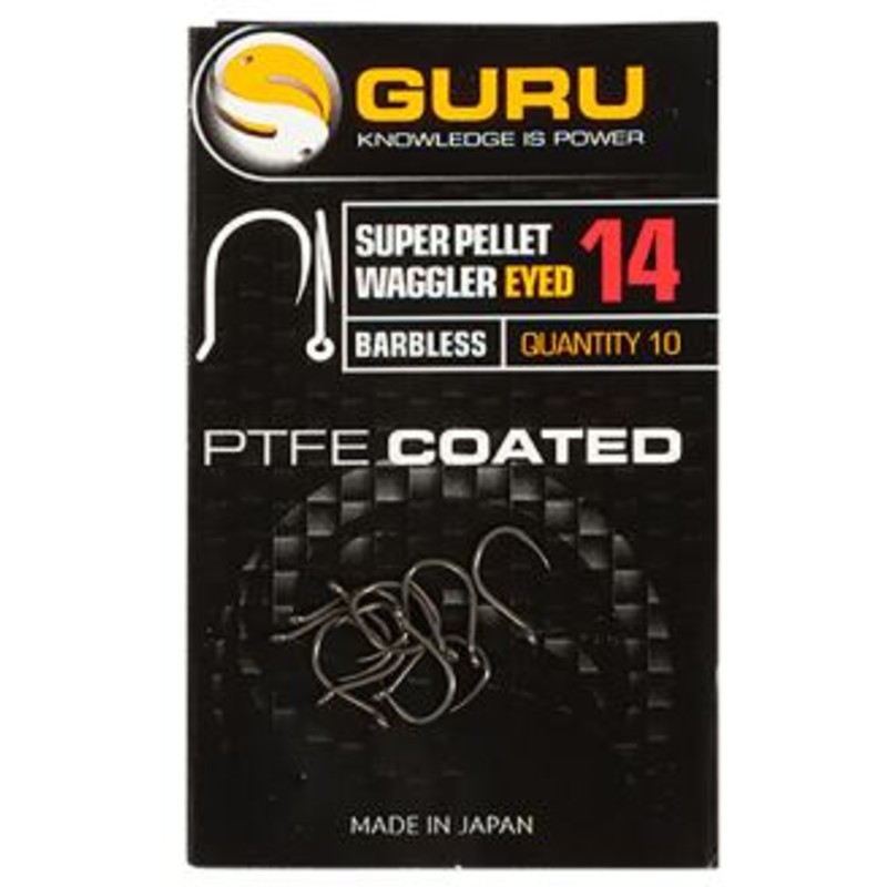 Guru Super Pellet Waggler Eyed Hook Size 10