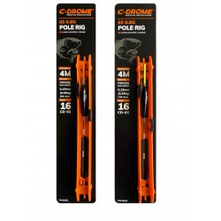 C – Drome / Preston Pole Rig03 0.6 Gr Haak 16 NEW Juli 2020