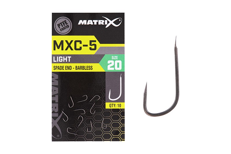 Matrix MXC-5 Light Spade End Barbless Size 16 NEW Aug 2020