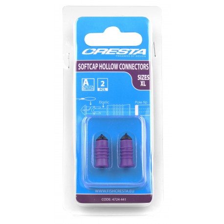 Spro - Cresta Soft Cap Hollow Connectors X Large Purple