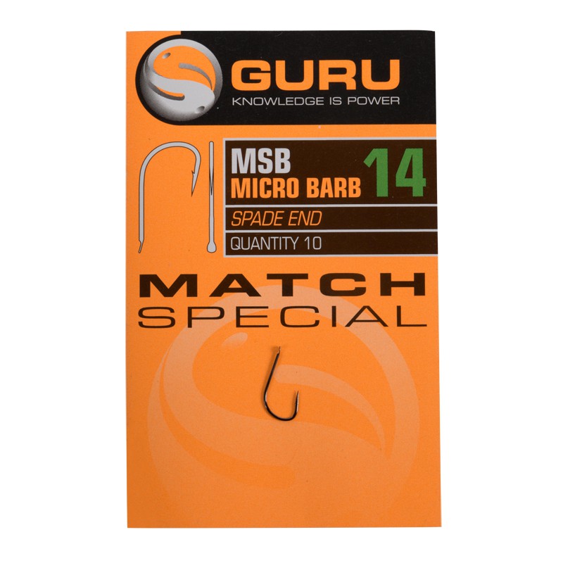 Guru Size 10 Match Special Barbed Hook