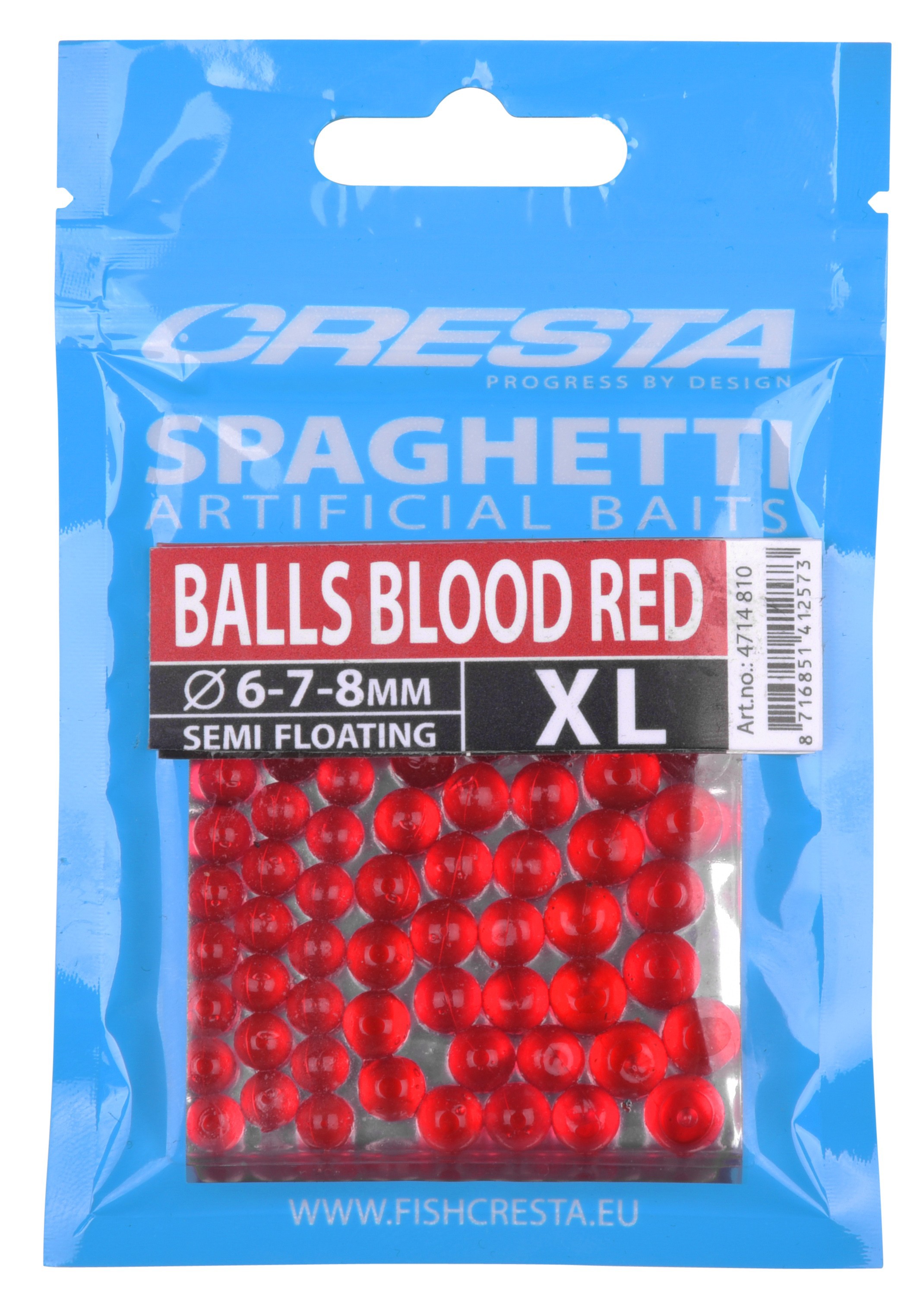 Cresta Spaghetti Balls Blood Red XL