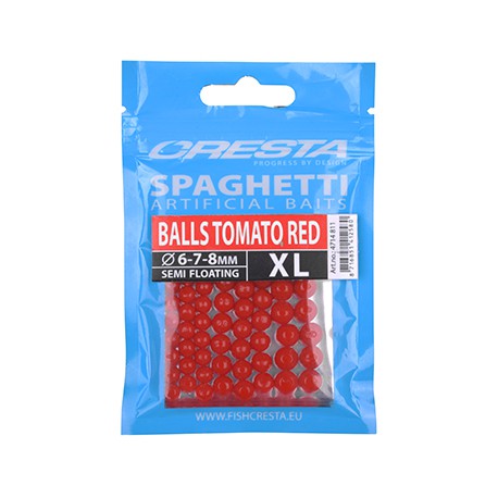 Cresta Spaghetti Balls Tomato Red XL