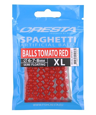 Cresta Spaghetti Balls Tomato Red XL