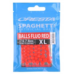 Cresta Spaghetti Balls Fluo Red XL