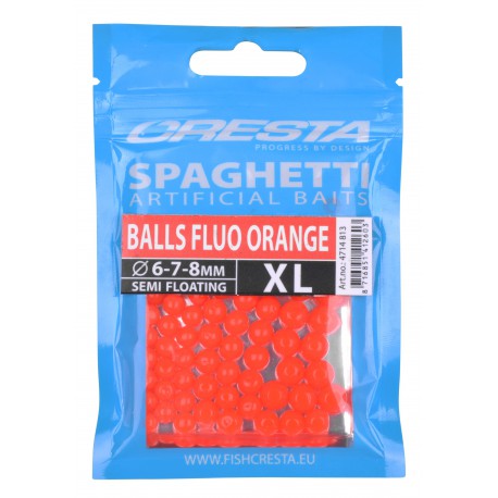 Cresta Spaghetti Balls Fluo Orange XL