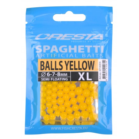 Cresta Spaghetti Balls Yellow XL