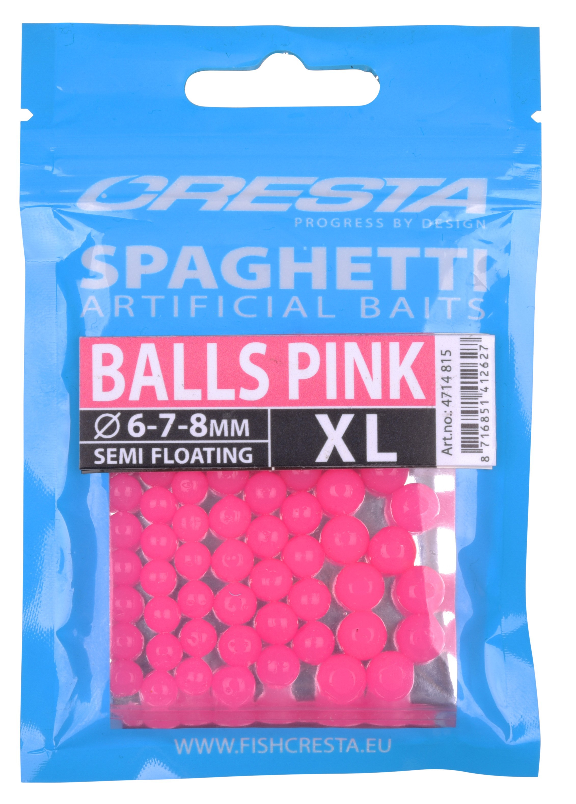 Cresta Spaghetti Balls Pink XL