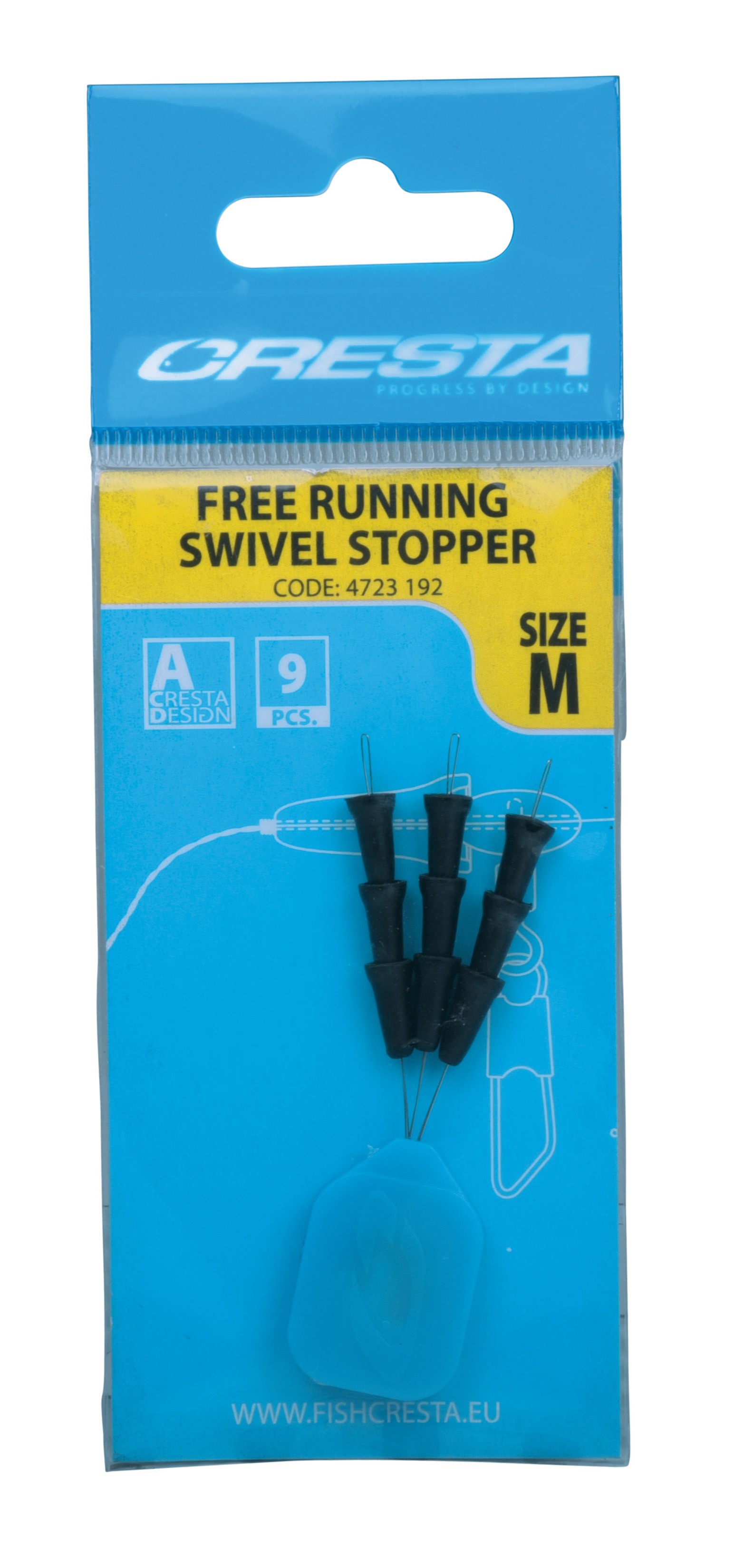 Cresta Medium Free Running Swivel stoppers