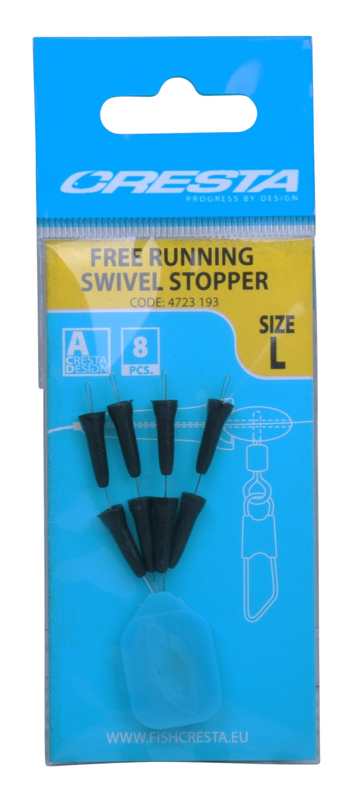 Cresta Large Free Running Swivel stoppers