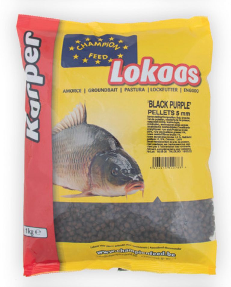 Champion Feed 2 mm Black Purple Pellets