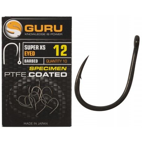 Guru Size 10 Super XS Eyed Barbed Hook