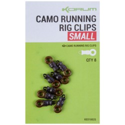 Korum Small Camo Running Rig Clips