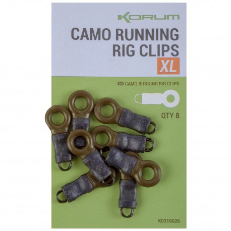 Korum X Large Camo Running Rig Clips