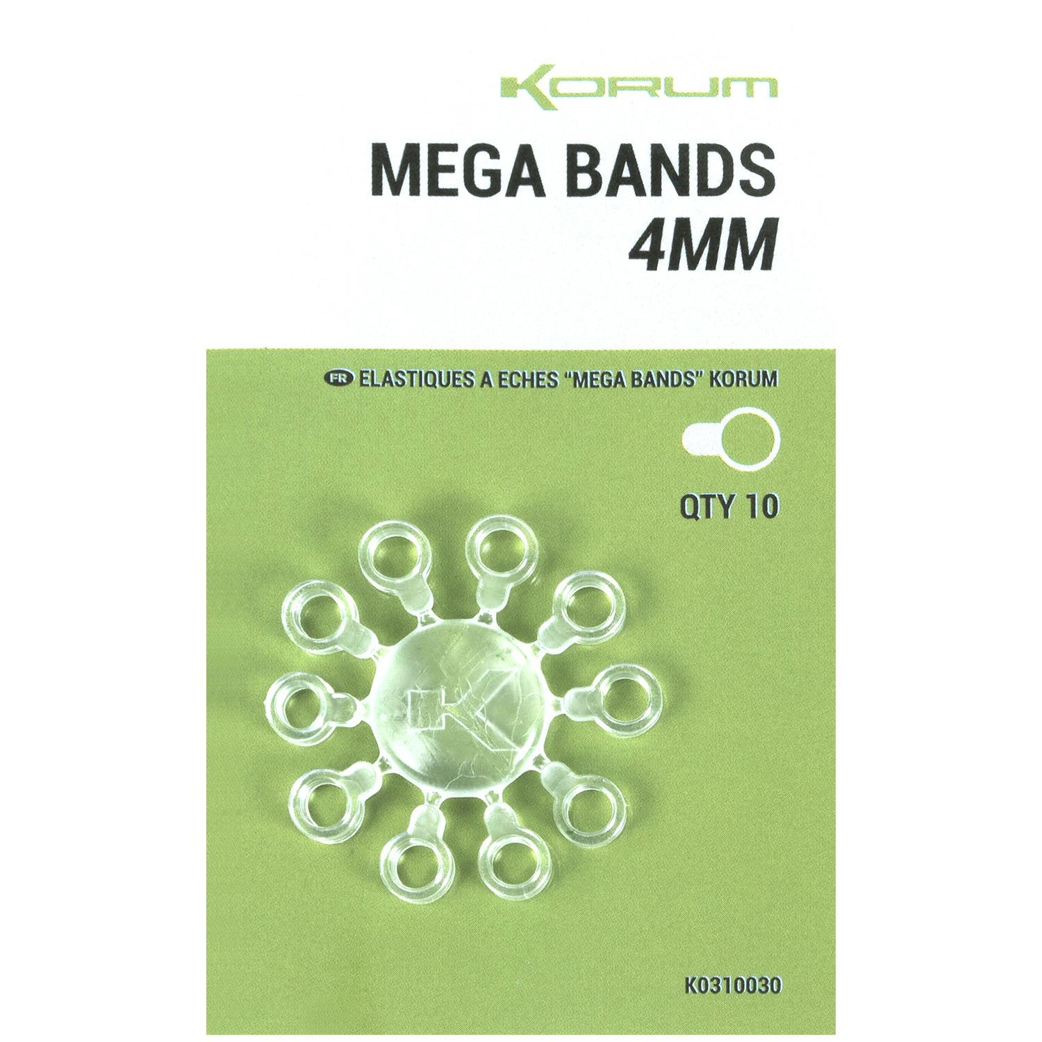 Korum 4 mm Mega Bands