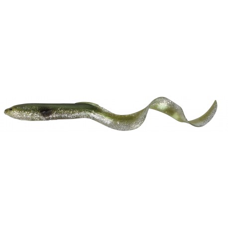 Savagear Green Silver Real Eel Loose Body 20 cm