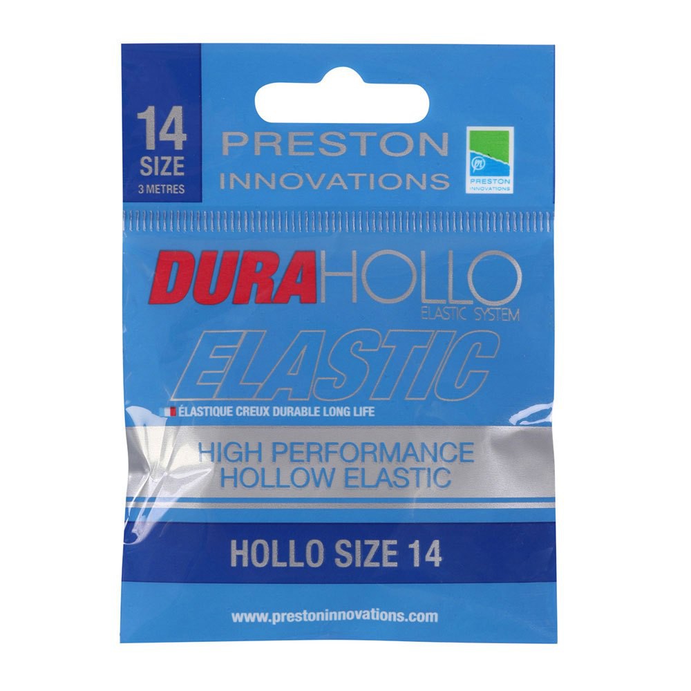 Preston Size 14 Dura Hollo Elastic Pearl Blue