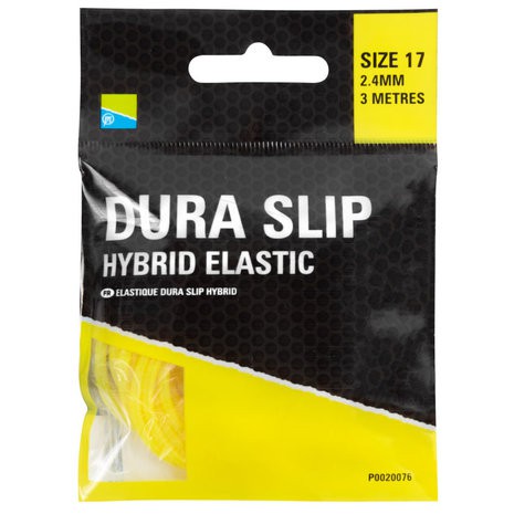 Preston Size 17 Dura Slip Hybrid Elastic Yellow NEW Aug 2020