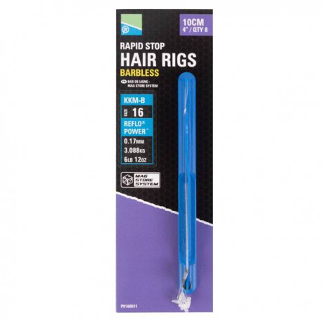 Preston Size 16 KKM-B Mag Store Rapid Stop Hair Rigs