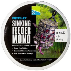Preston 0.18 mm Reflo Sinking Feeder Mono