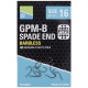 Preston Size 14 GPM-B Spade End Barbless Hook