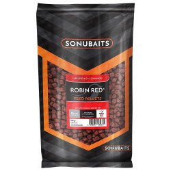 Sonubaits 8 mm Robin Red Feed Pellet (Drilled)