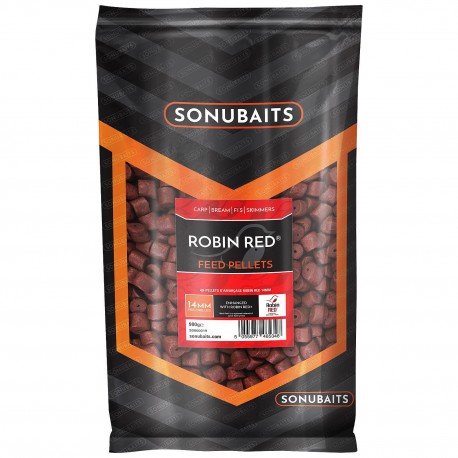 Sonubaits Robin Red Feed Pellets 14 mm (drilled)