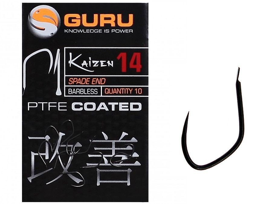 Guru Size 10 Kaizen Spade End Barbless Hook