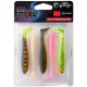 Fox Rage Spikey Shad UV Mixed Colour Packs 6 cm