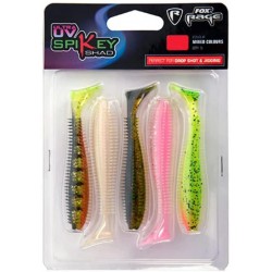 Fox Rage Spikey Shad UV Mixed Colour Packs 6 cm