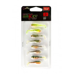 Fox Rage Micro Spikey Fry UV Mixed Colour Pack 4 cm