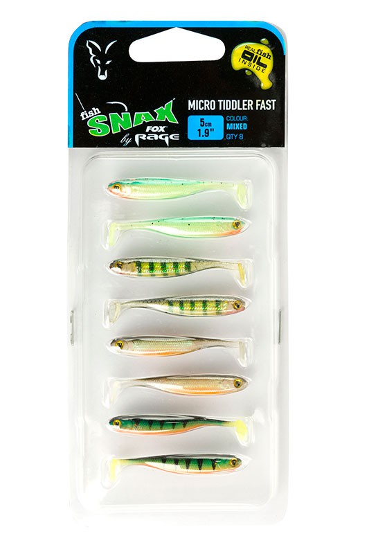 Fox Rage Micro Tiddler Fast UV Mixed Colour Pack 4 cm