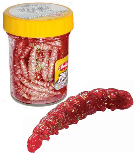 Berkley Powerbait Honey Worm Red Scales