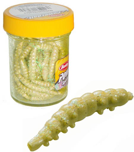 Berkley Powerbait Honey Worm Yellow Scales