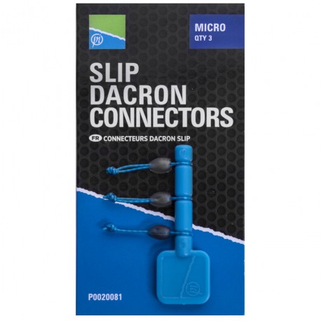 Preston SLIP DACRON Connectors Micro