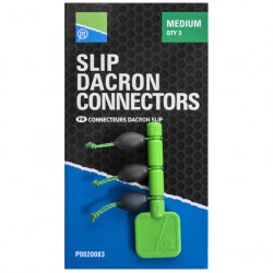 Preston SLIP DACRON Connectors Medium