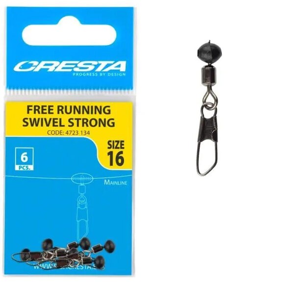 Cresta Size 16 Free Running Swivel Strong