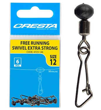 Cresta Size 12 Free Running Swivel Extra Strong