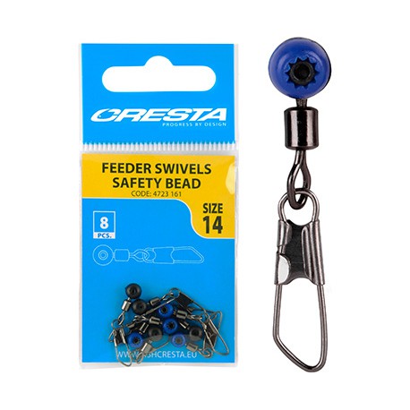 Cresta Size 14 Feeder Swivel Safety Bead