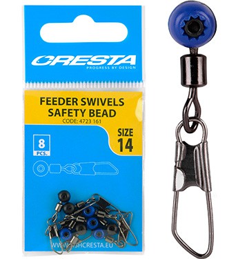 Cresta Size 14 Feeder Swivel Safety Bead