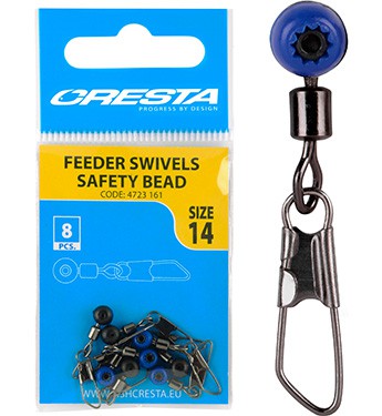 Cresta Size 12 Feeder Swivel Safety Bead