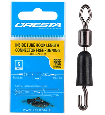 Cresta Size 10 Inside Tube Hook Length Connection Swivel