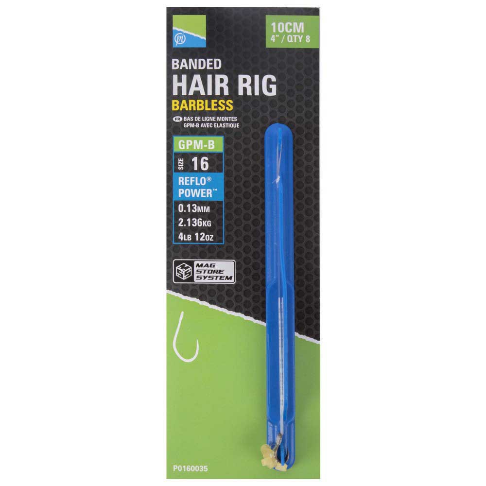 Preston GPM-B Banded Hair Rigs 4'' – 10 cm - Size 16