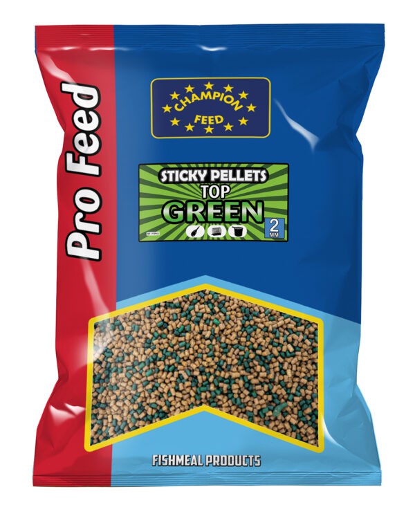 Champion Feed 2 mm Top Green Sticky Pellets
