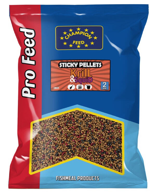 Champion Feed 2 mm Krill & Squid Sticky Pellets