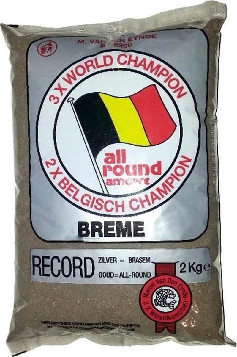 Marcel Van Den Eynde Grondvoer Record Zilver Brasem Black