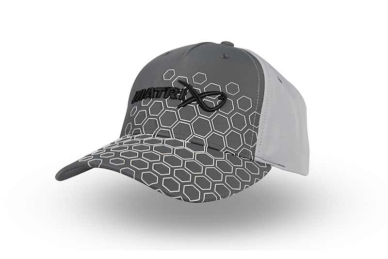 Matrix Hex Print Cap – Grey