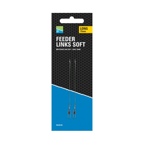 Preston Feeder Links Soft Long 75 mm