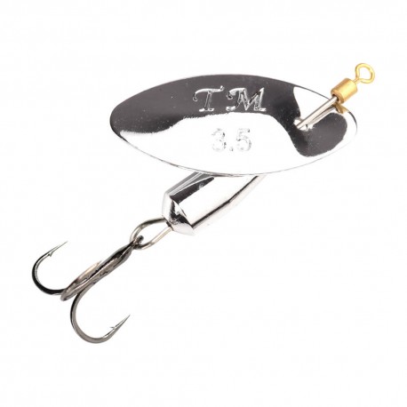Spro Trout Master La Tournante Silver 5.0 Gr - Treble Haak Size 10 (Incl. Single haak)